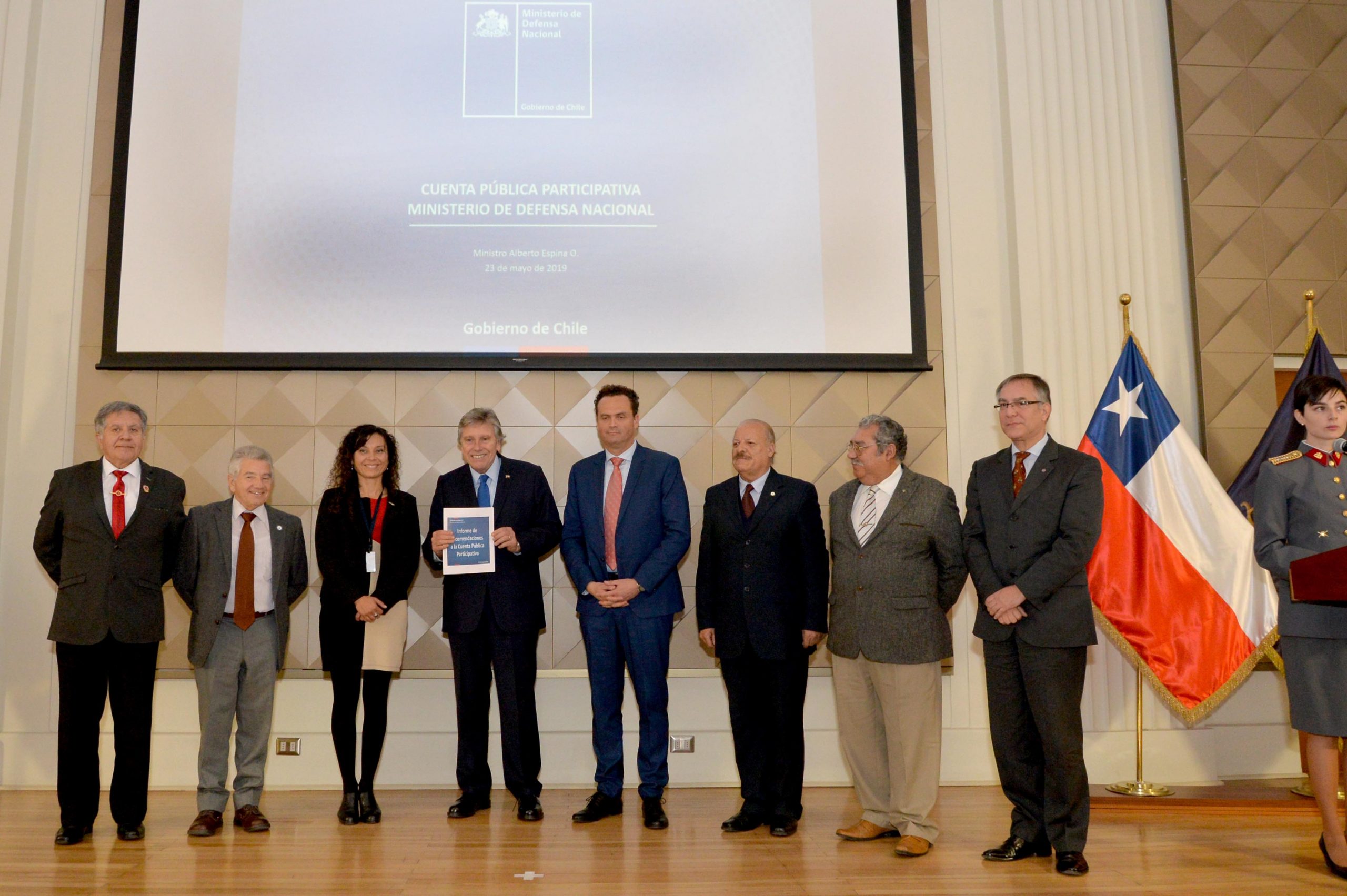 ACHHEL participa en cuenta pública participativa del Ministerio de Defensa