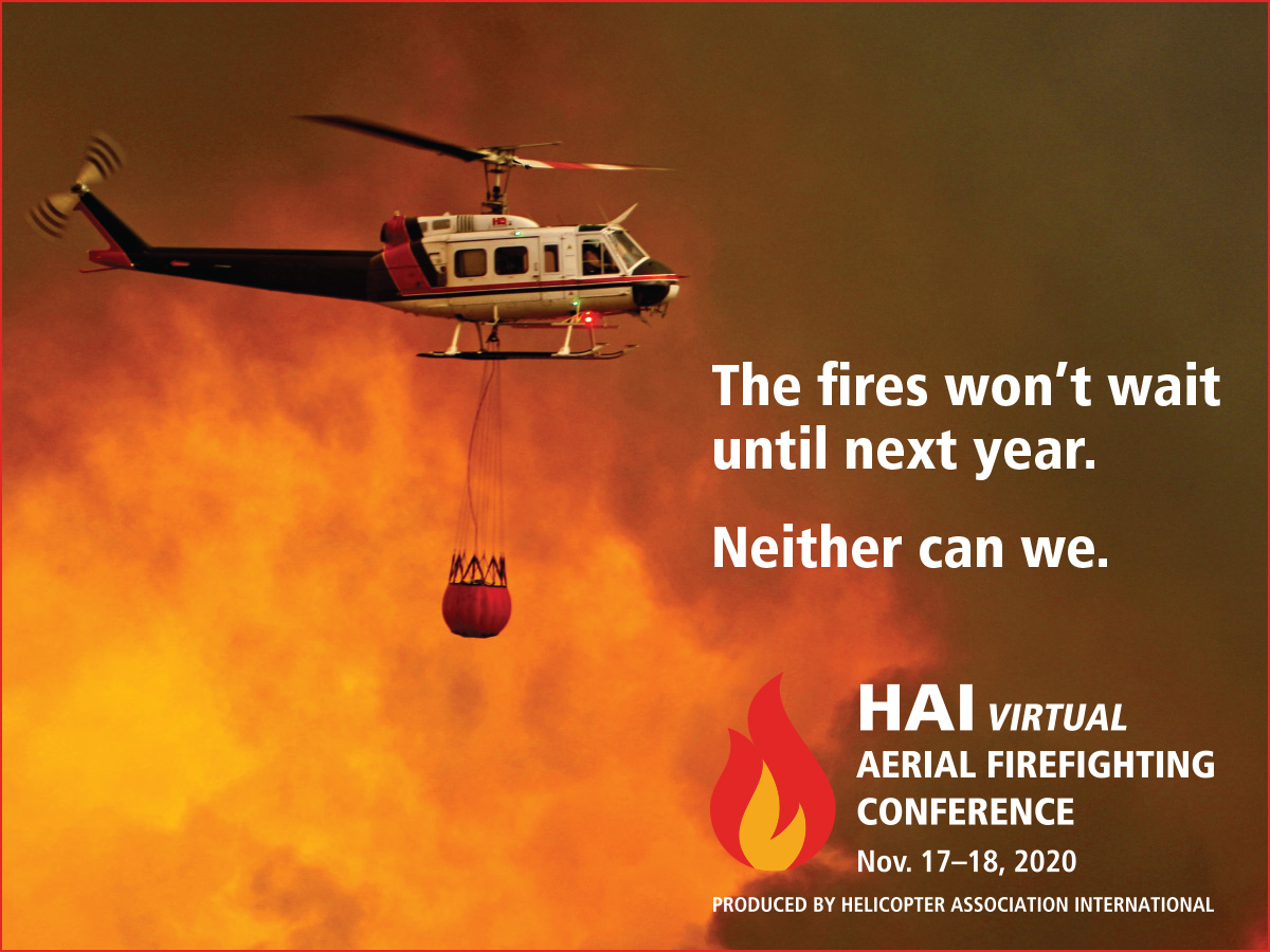ACHHEL participará en el primer seminario internacional de Aerial Firefighting organizado por HAI